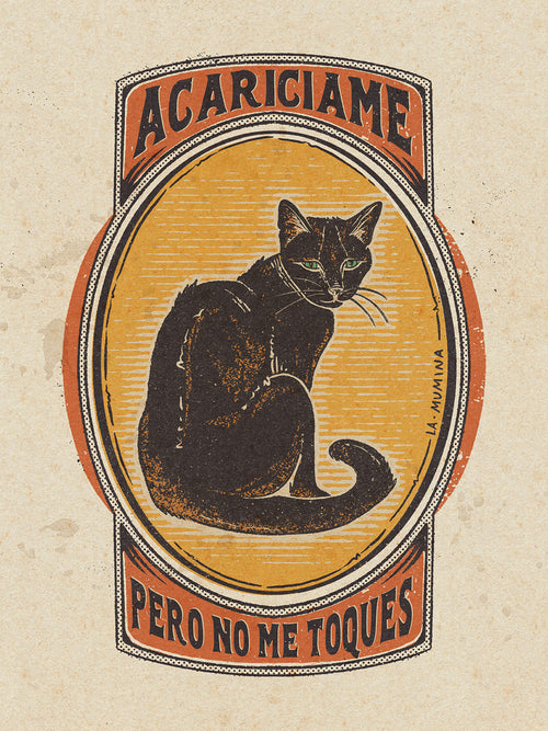 ACARICIAME Lámina ilustrada La Mumina