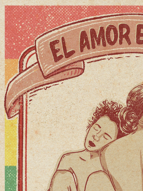 AMOR ES AMOR Lámina ilustrada La Mumina