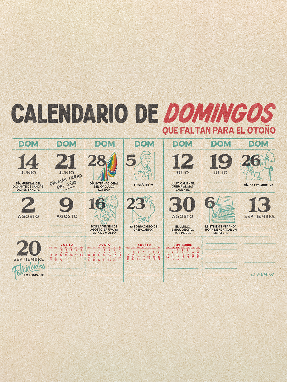 SUNDAYS CALENDAR