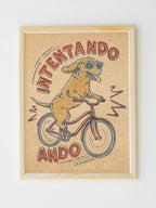INTENTANDO ANDO Lámina ilustrada La Mumina