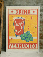 DRINK VERMUCITO Lámina ilustrada La Mumina