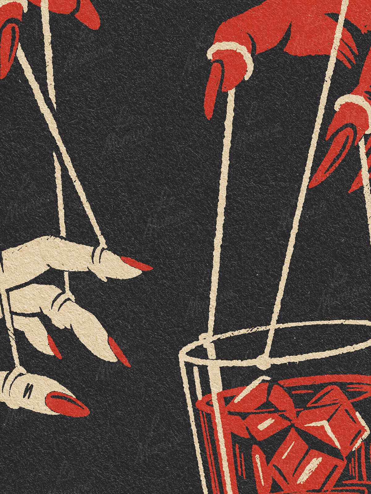 UN NEGRONI Lámina ilustrada La Mumina