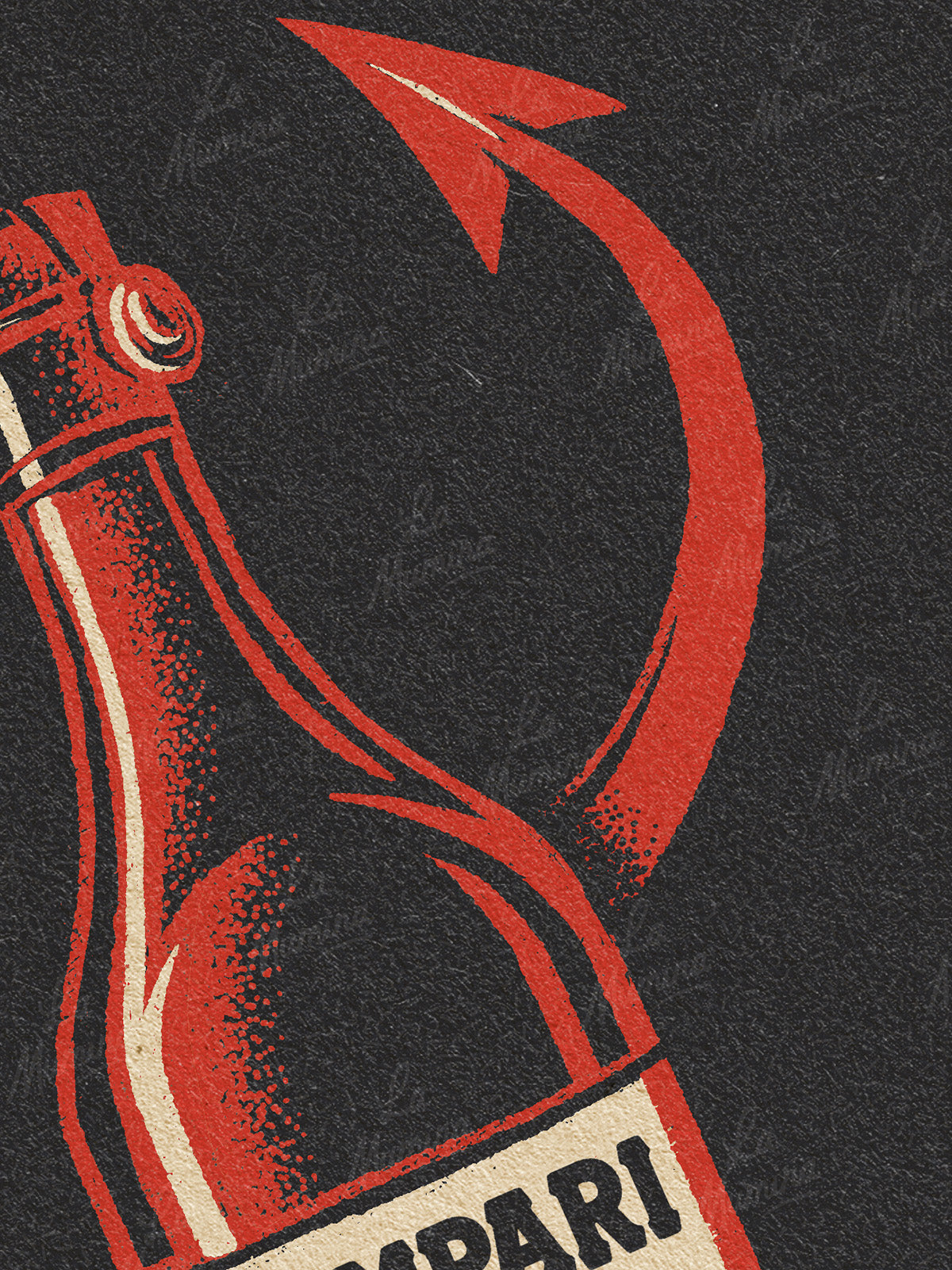 DEVIL CAMPARI Lámina ilustrada La Mumina
