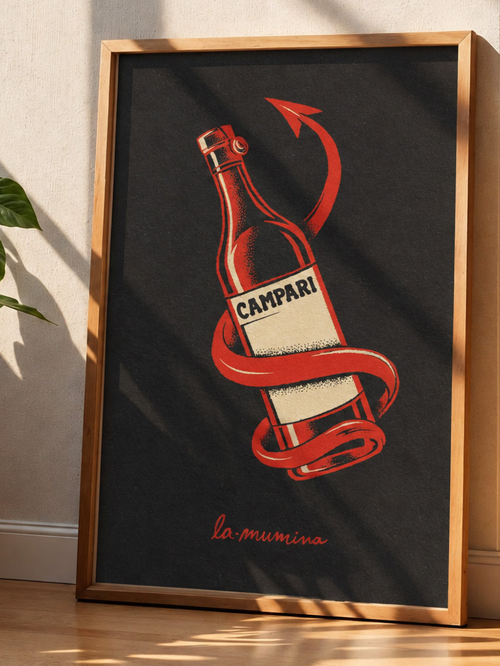DEVIL CAMPARI Lámina ilustrada La Mumina