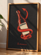 DEVIL CAMPARI Lámina ilustrada La Mumina