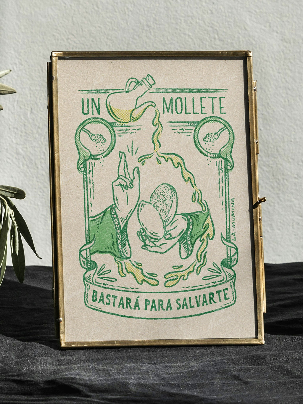 UN MOLLETE Lámina ilustrada La Mumina
