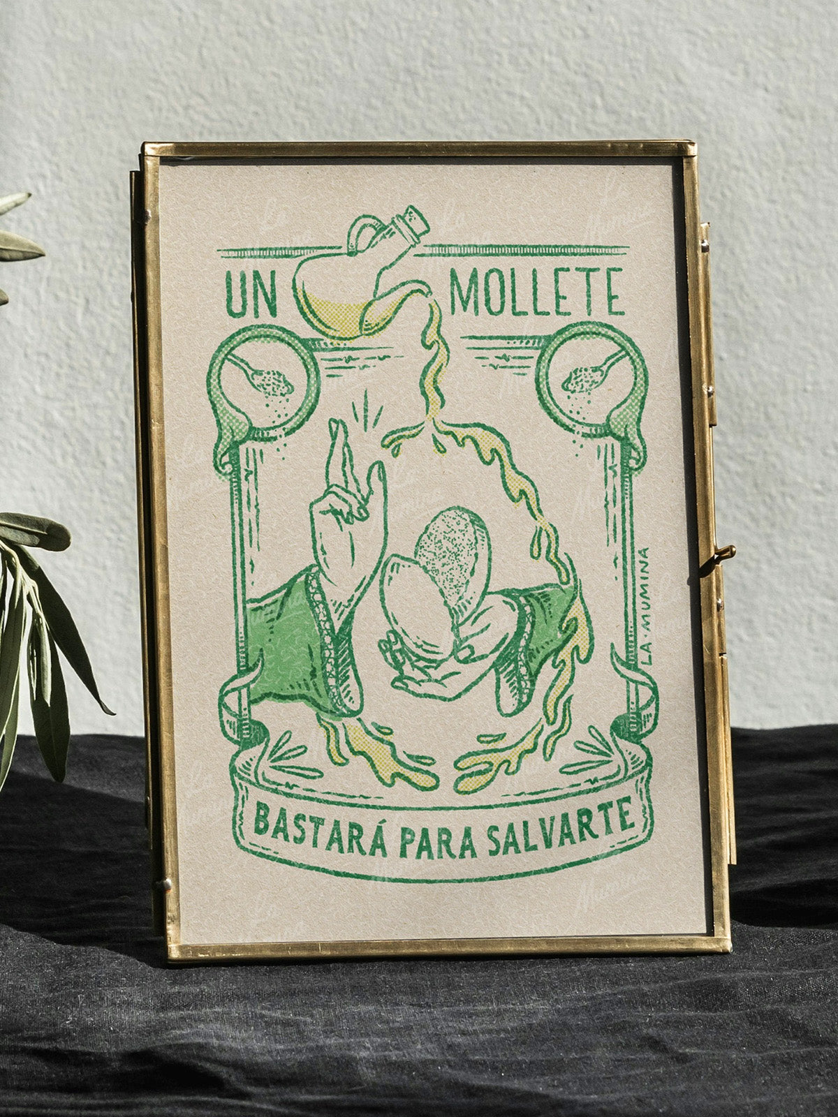 UN MOLLETE Lámina ilustrada La Mumina