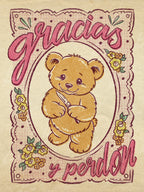 GRACIAS Y PERDÓN Lámina ilustrada La Mumina