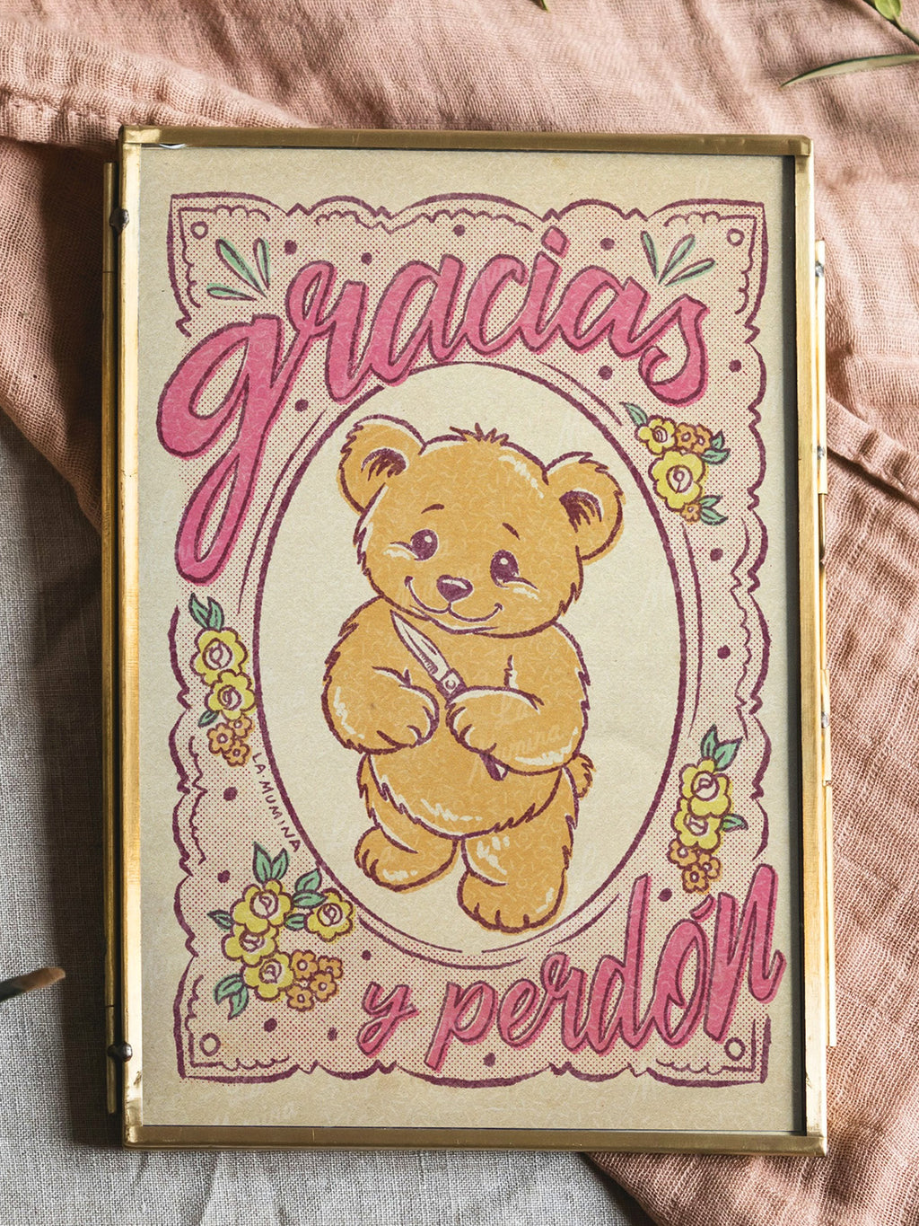 GRACIAS Y PERDÓN Lámina ilustrada La Mumina
