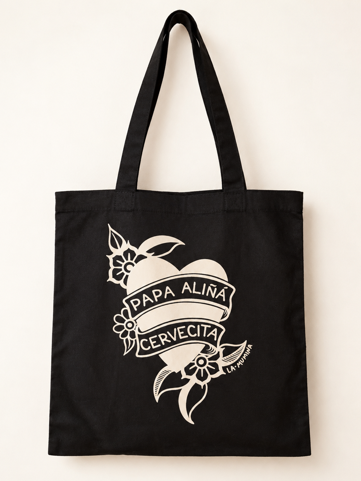 Totebag PAPA ALIÑÁ de algodón La Mumina