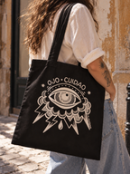 Totebag OJO CUIDAO | Bolsa de Tela Ilustrada La Mumina