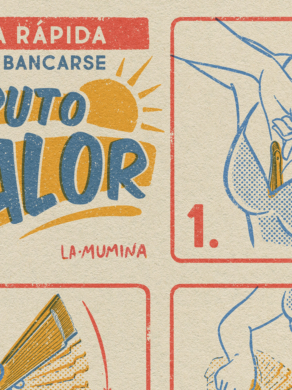 GUÍA RÁPIDA PARA EL CALOR Lámina ilustrada La Mumina