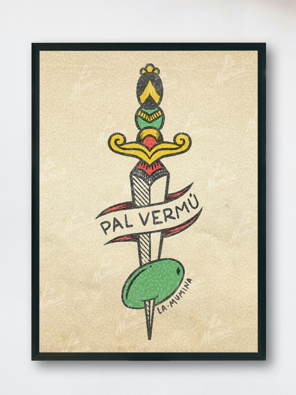 PAL VERMÚ Lámina ilustrada La Mumina