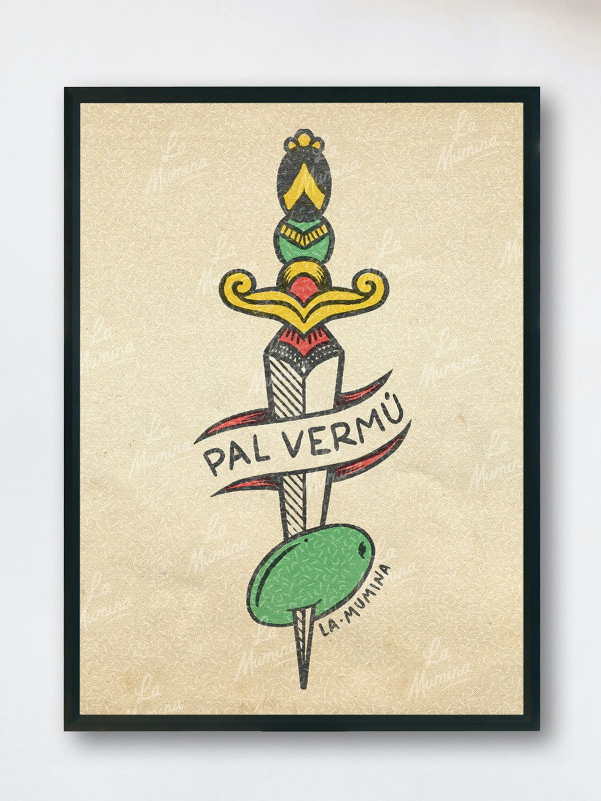 PAL VERMÚ Lámina ilustrada La Mumina