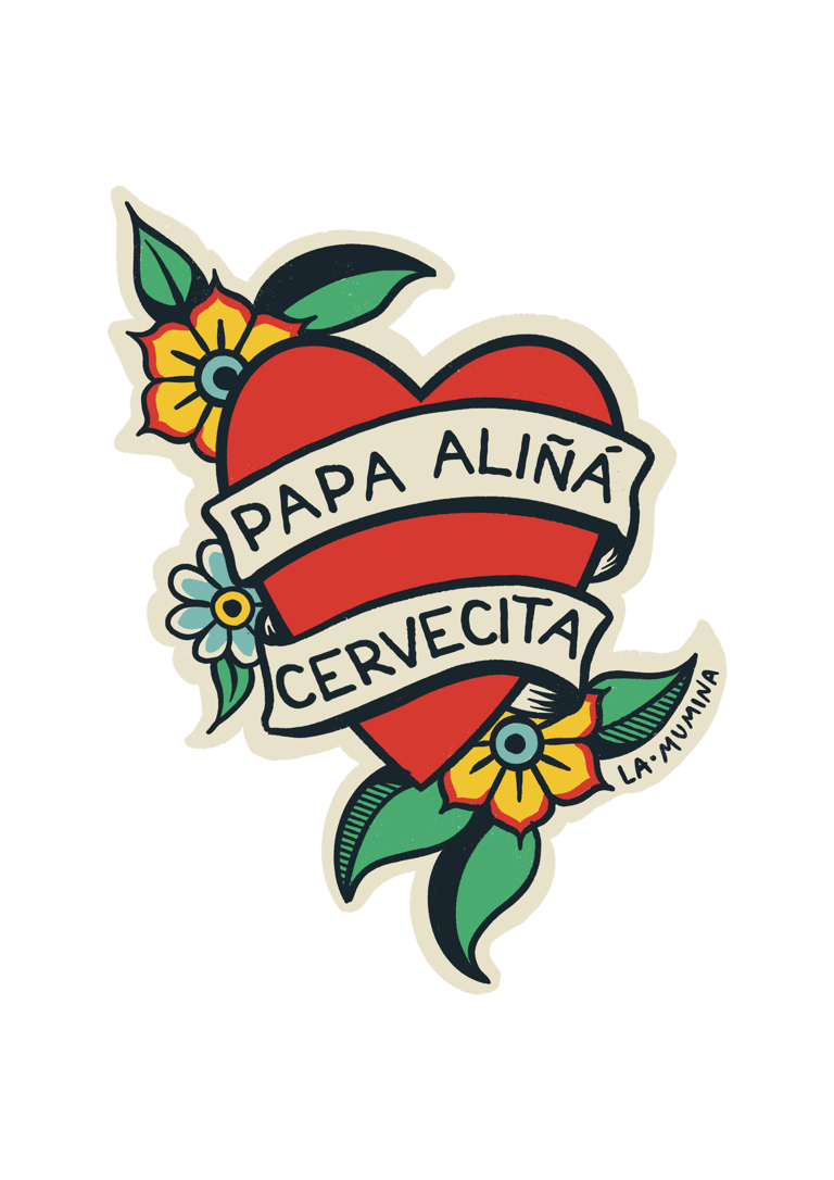 Pegatina PAPA ALIÑÁ