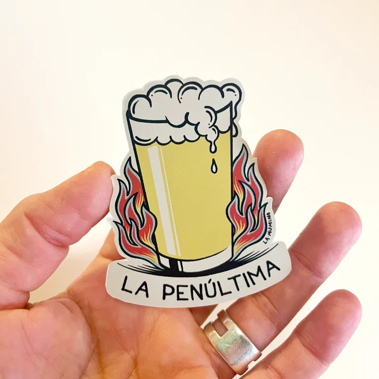 Pegatina PENÚLTIMA