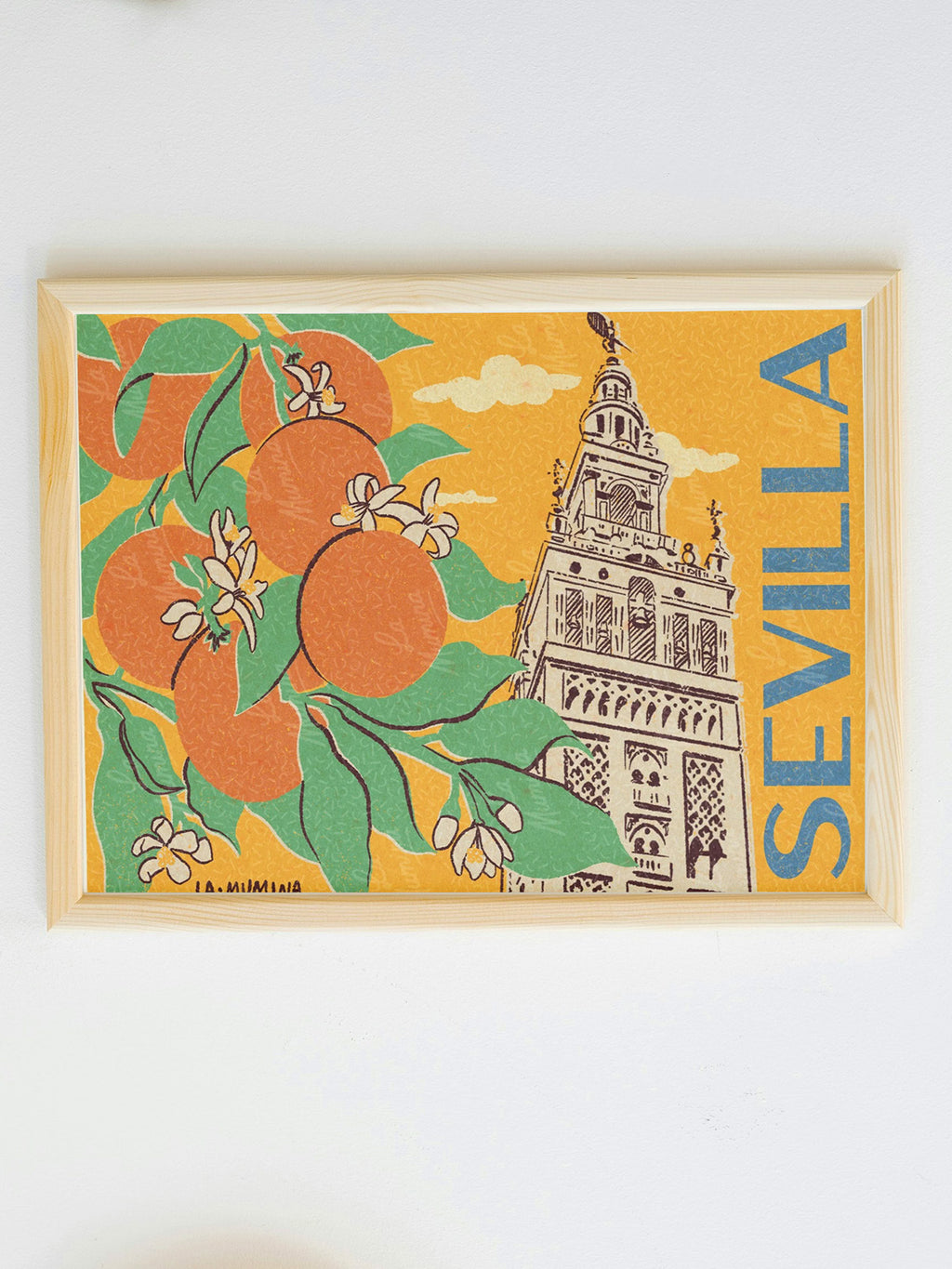 LA GIRALDA Lámina ilustrada La Mumina