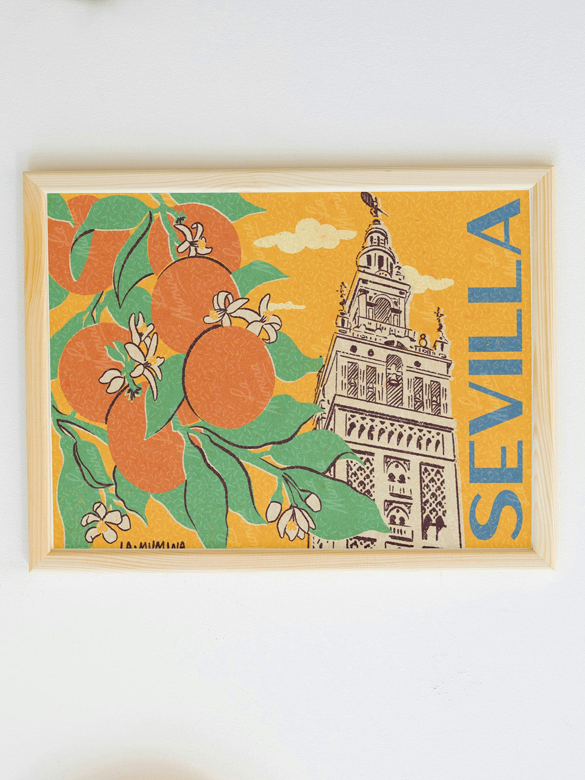 LA GIRALDA Lámina ilustrada La Mumina