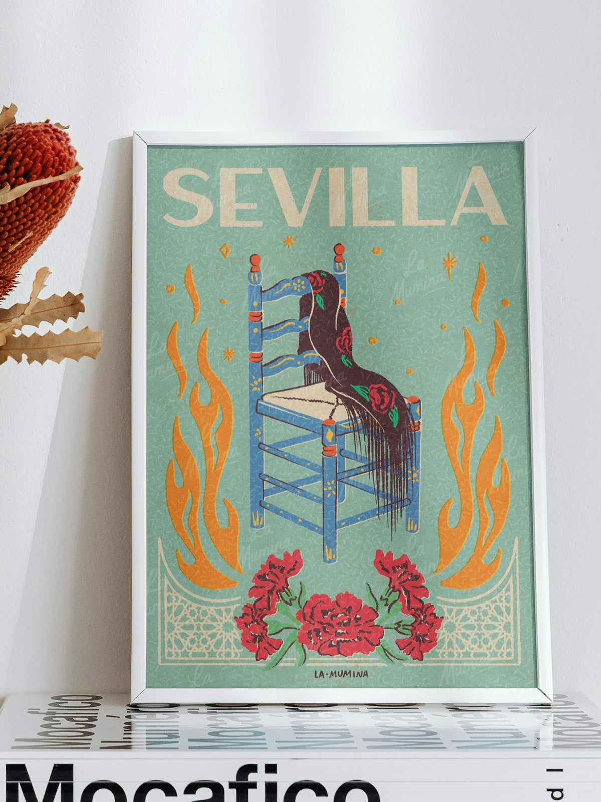 LA QUE SE FUE A SEVILLA Lámina ilustrada La Mumina