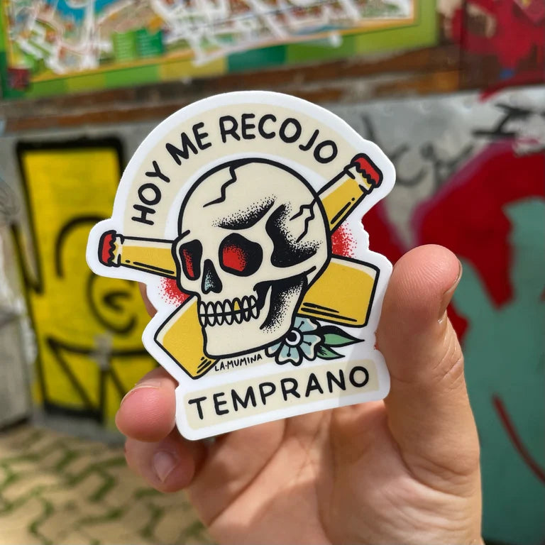 I GET UP EARLY Sticker